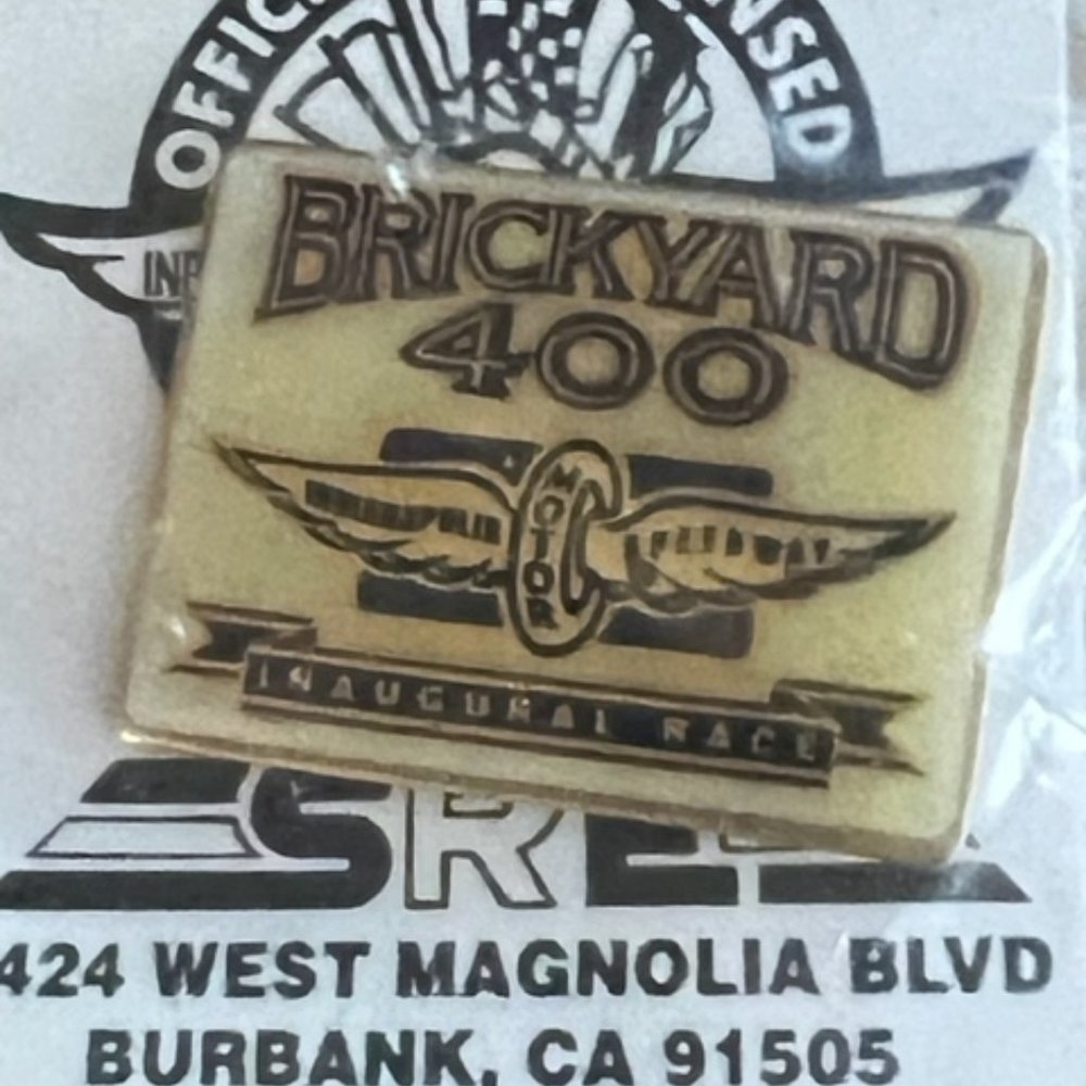 Brickyard 400 Inaugural Race pin